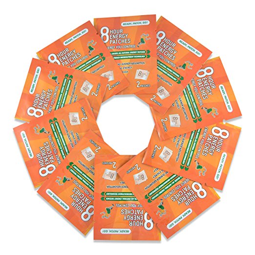 8 Hour Energy Patches 10 Day Supply — 20 patches