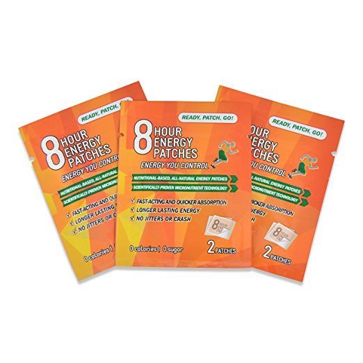 8 Hour Energy Patches 3 Day Supply — 6 patches