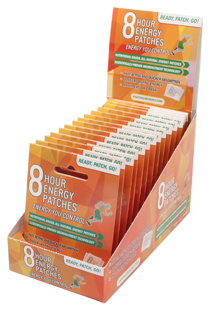 8 Hour Energy Patches display box